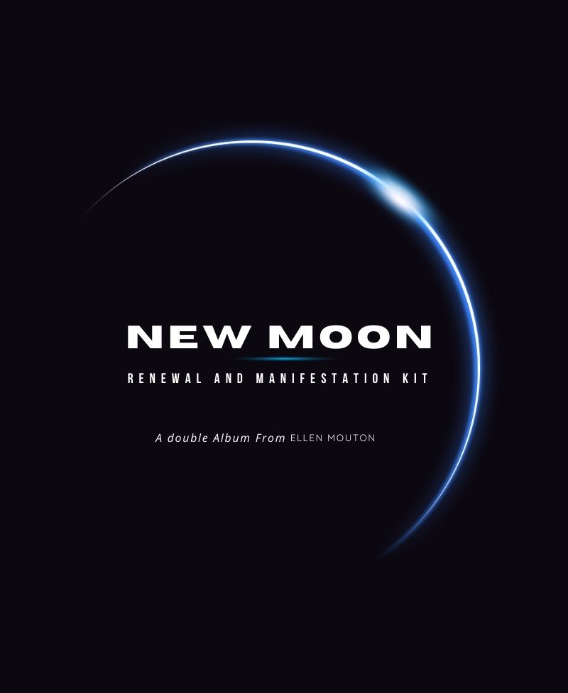New moon renewal and manifestation KIT - Double album Guided / Audio