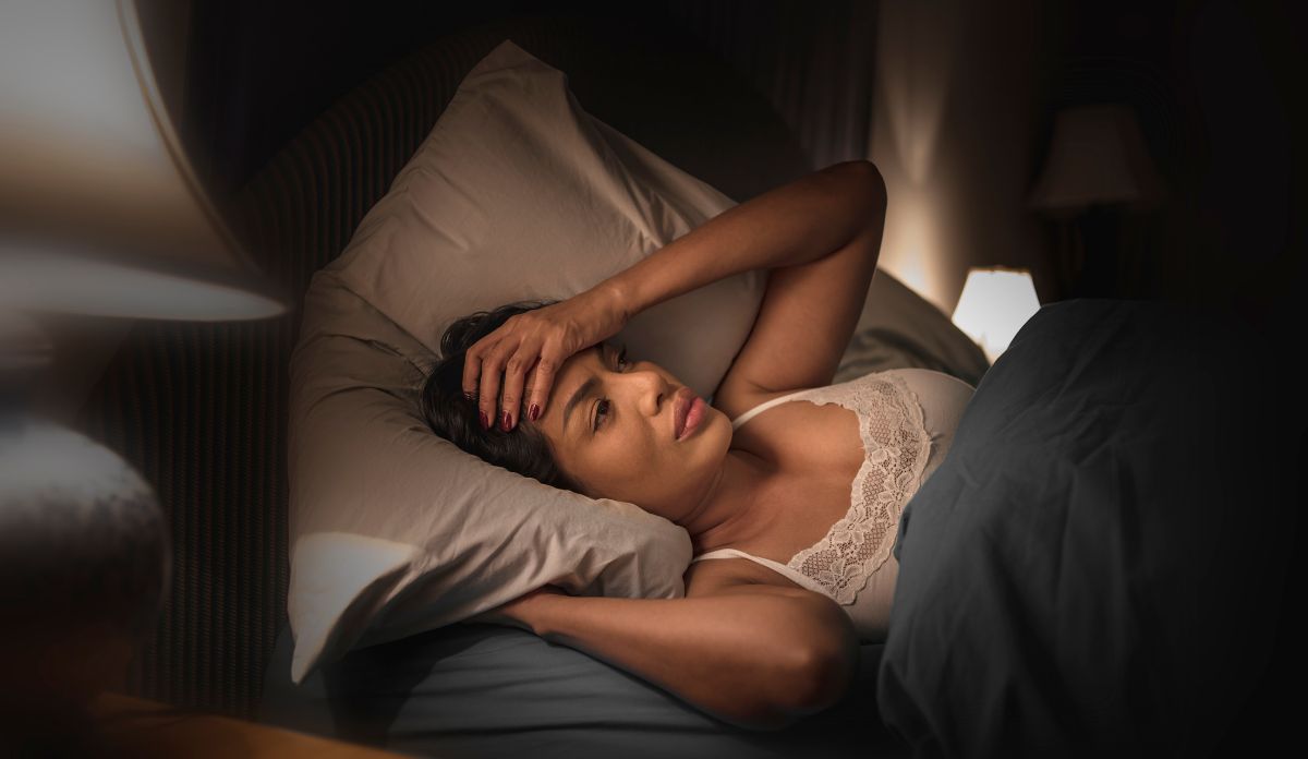 People with anxiety disorders often experience restless before sleep. What is the cause of this?